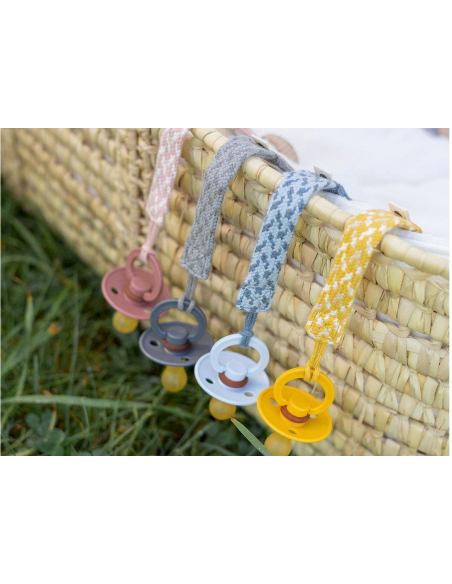 Portaciucciotto BIBS Braid Cloud/Iron