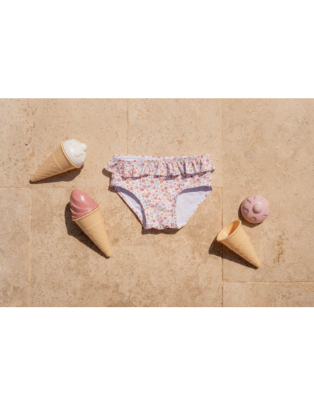 Costume bikini con volant bimba Summer Flowers