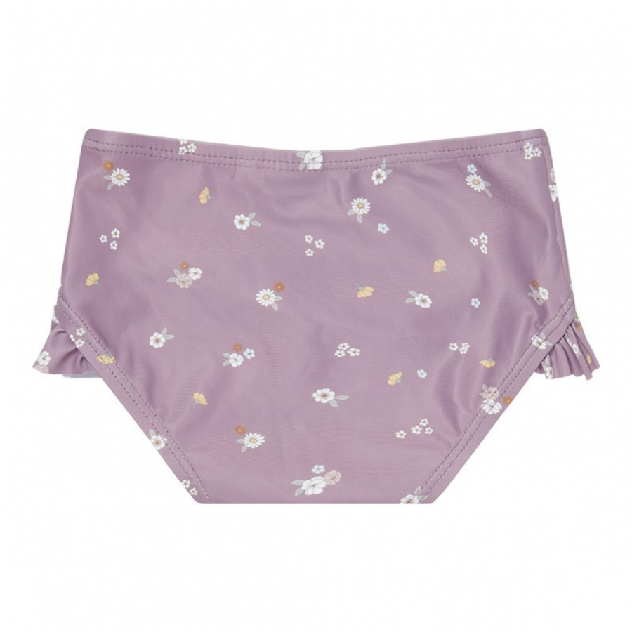 Costume con volant bimba Mauve Blossom 2