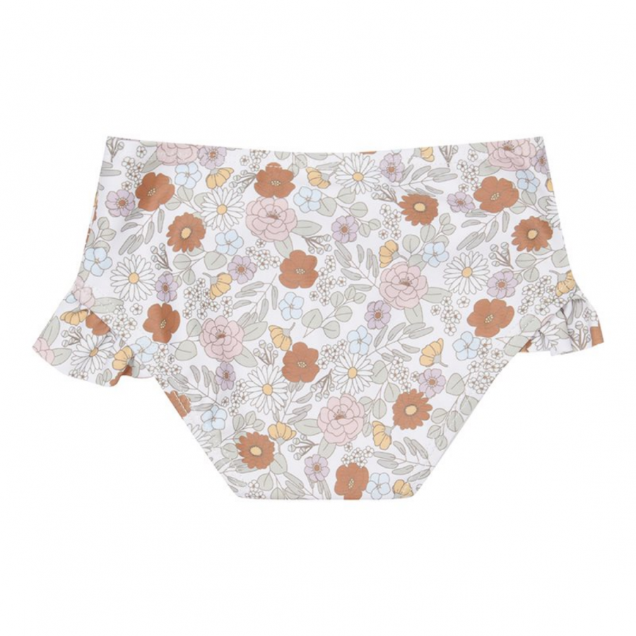 Costume con volant bimba Vintage Little Flower 2