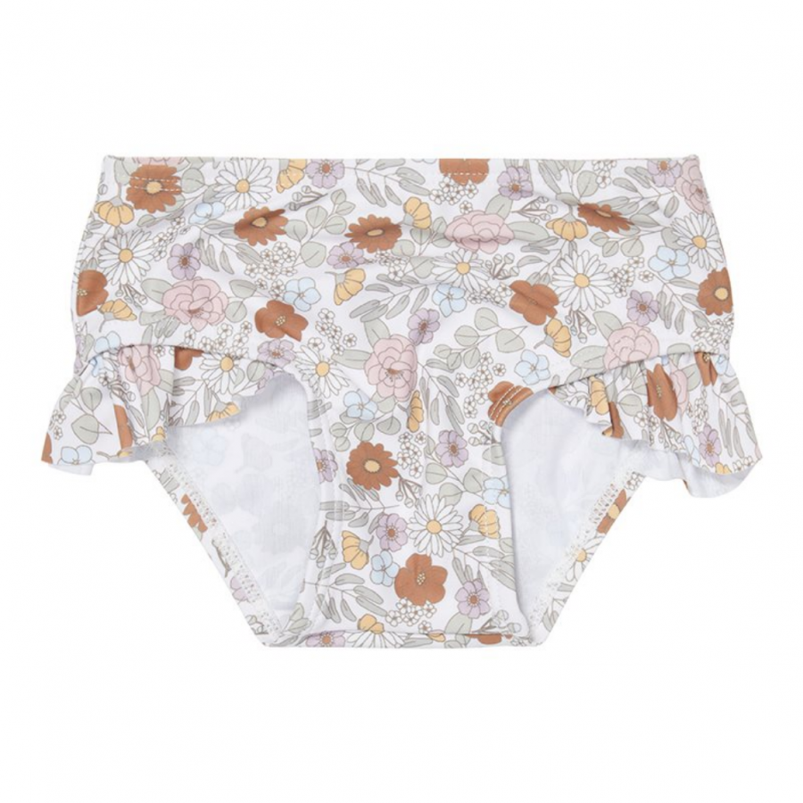 Costume con volant bimba Vintage Little Flower