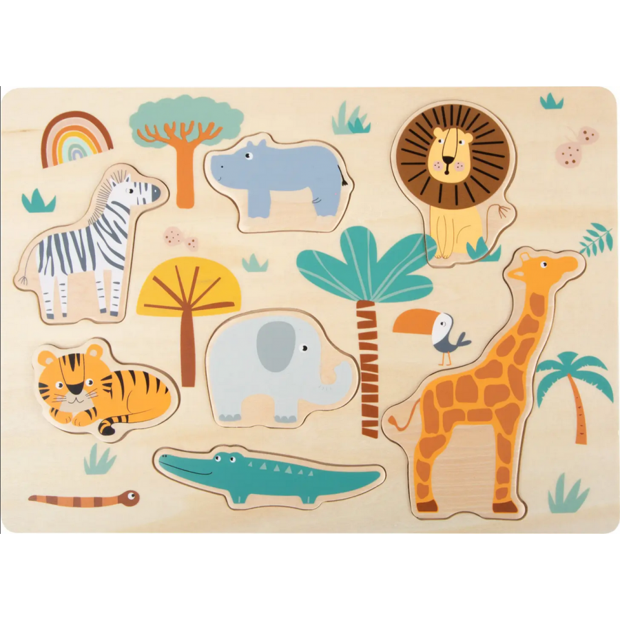 Puzzle ad incastro "Safari"