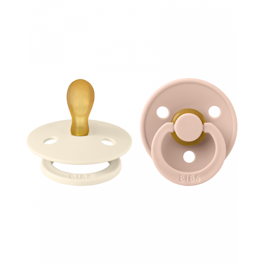 Set di 2 Ciucci Colour - Ivory e Blush SIZE 1 (0+ mesi)