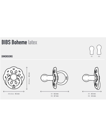 Set di 2 Ciucci Boheme - Peach/Woodchuk SIZE 1 (0+)