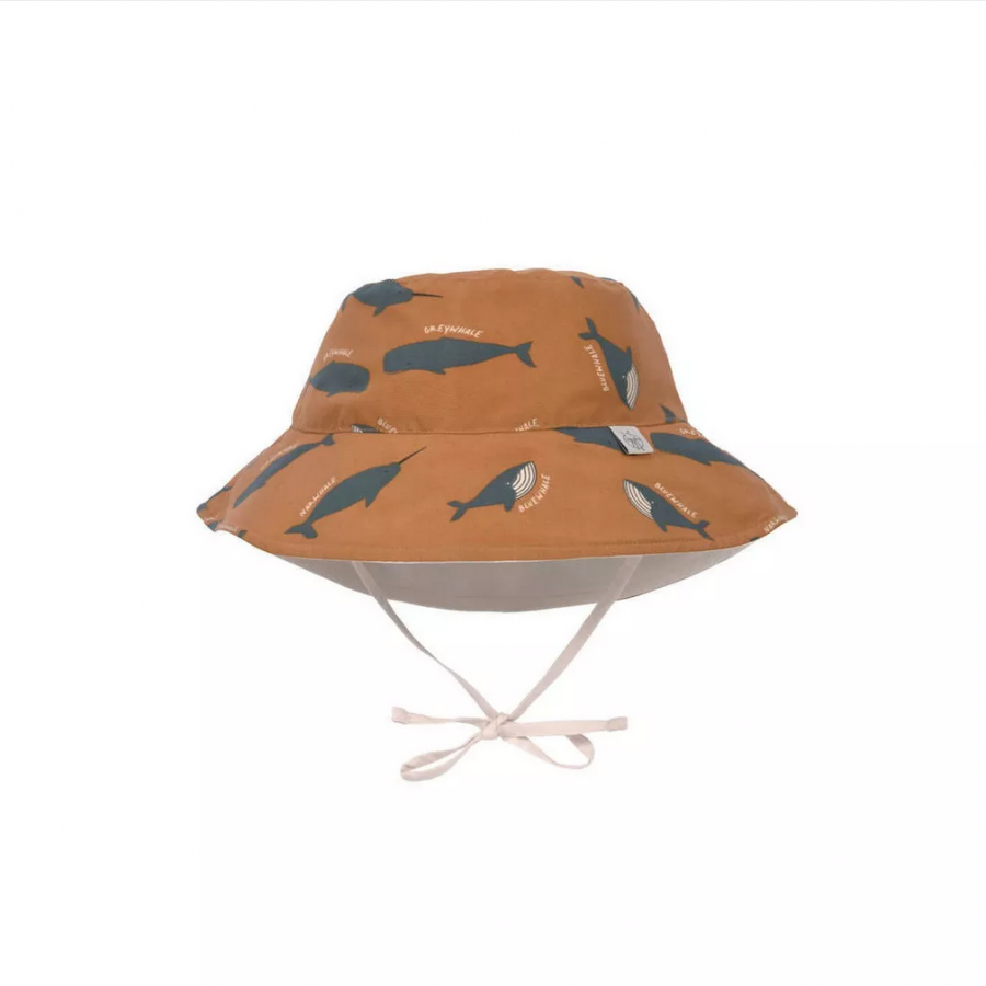 Cappellino reversibile con protezione solare - WHALE CARAMEL