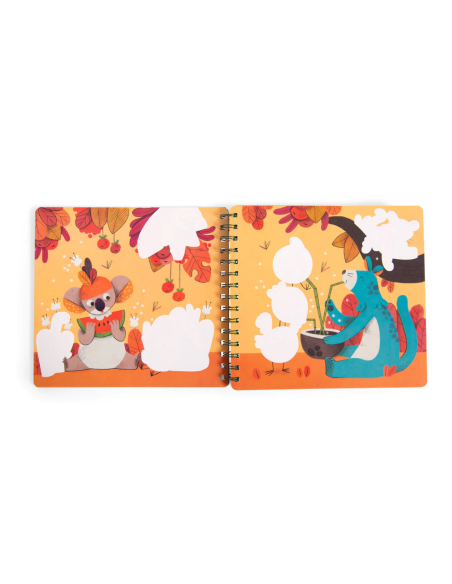 Pittura  Libro " pennello magico"  - Giungla