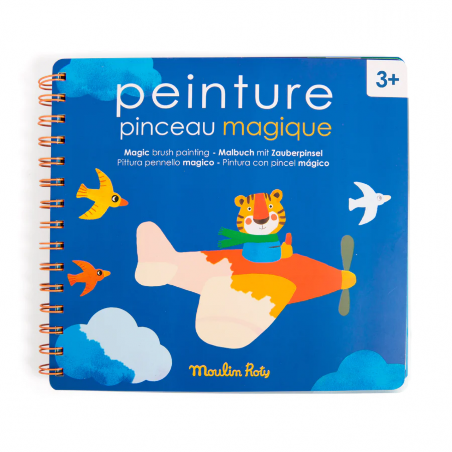 Pittura  Libro " pennello magico"  - Les Popipop