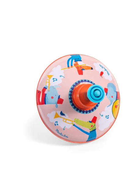 Trottola piccola in metallo - La banda musicale