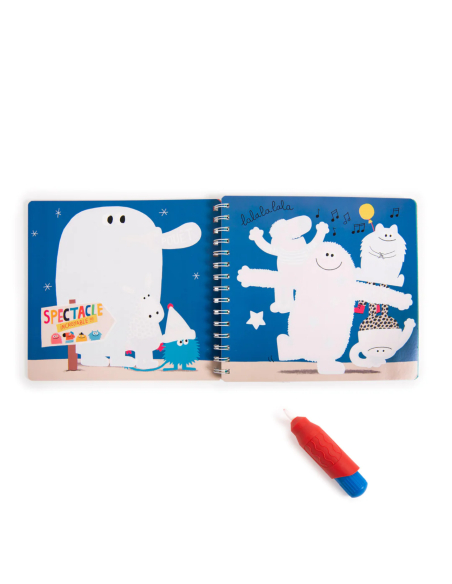 Pittura  Libro " pennello magico"  - Les Schmouks