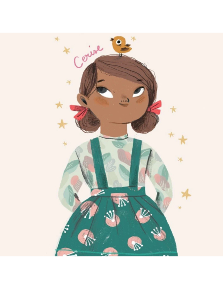 Bambola di pezza - Mademoiselle Cerise