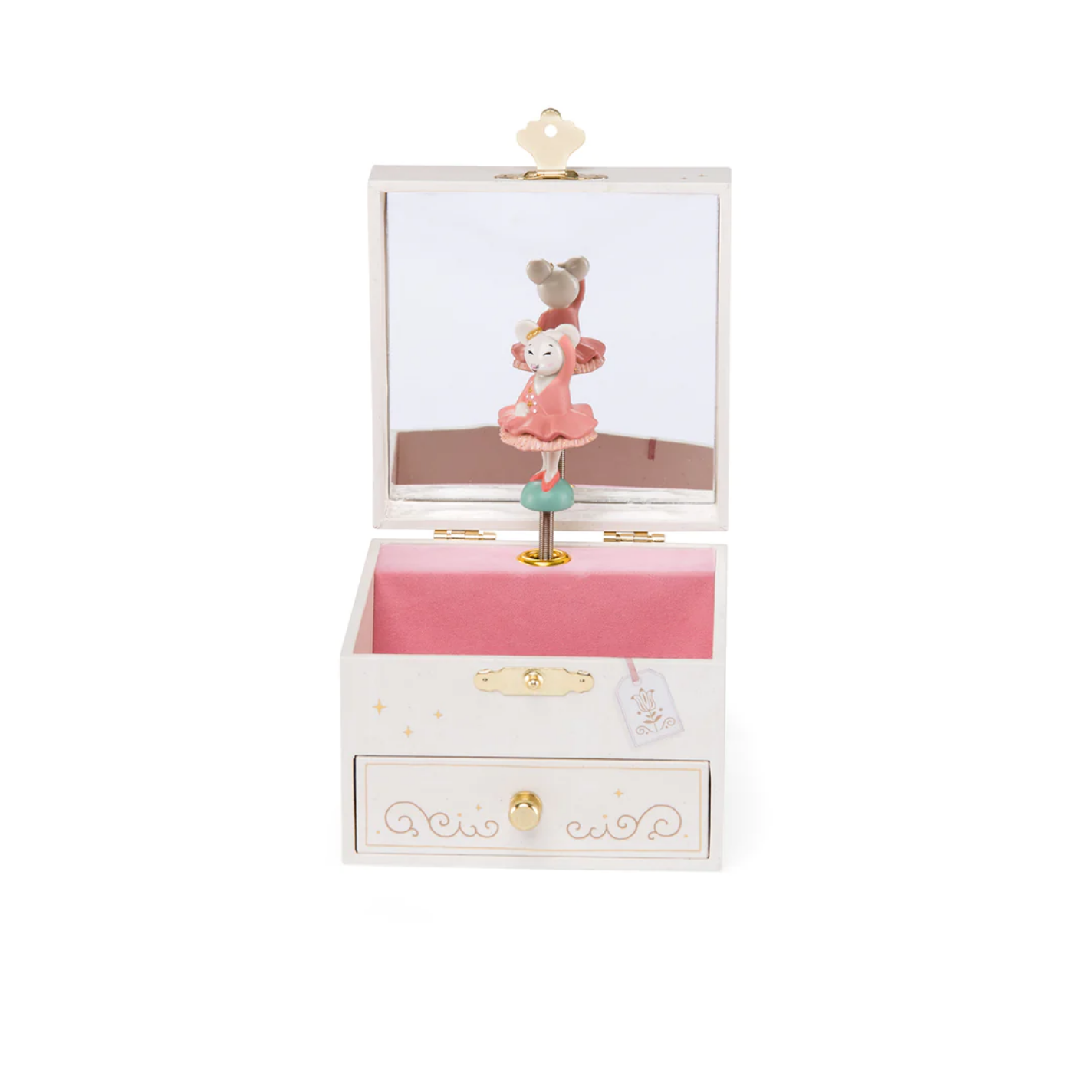 PORTA GIOIELLI CON CASSETTO CARILLON BALLERINA