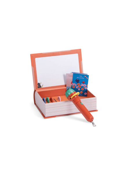 Cofanetto con lampada proiettore storie della buona notte - Filastrocche Les Jolies Comptines