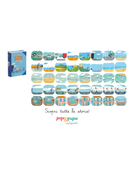 Cofanetto con lampada proiettore storie della buona notte - Filastrocche Les Petites Aventures