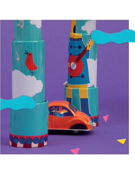 Macchina a frizione in metallo - Gialla