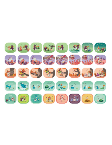 Scatola 3 dischi per lampada proietta storie - Dans La Jungle