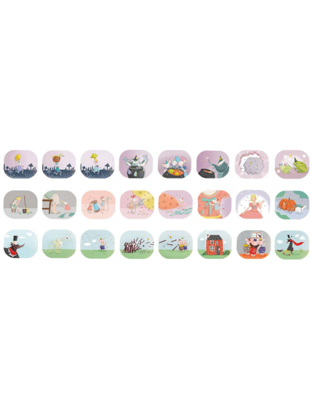 Scatola 3 dischi per lampada proietta storie - C'era una volta Scatola 3 dischi per lampada proietta storie - C'era una volta