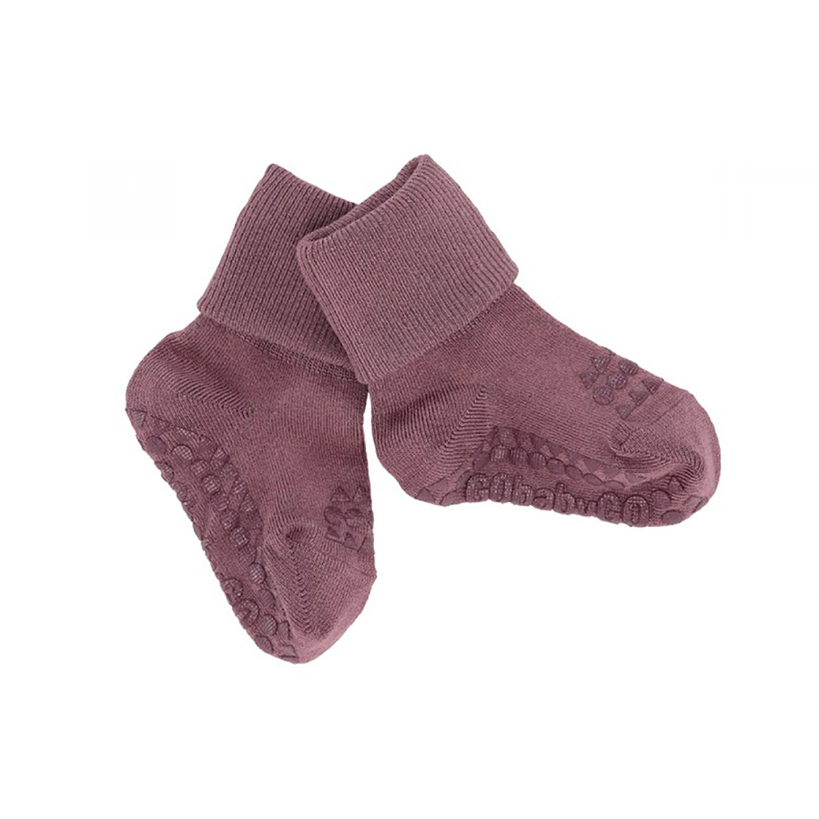 Calzini antiscivolo bamboo - MISTY PLUM 2