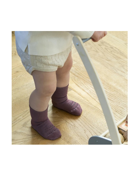 Calzini antiscivolo bamboo - MISTY PLUM