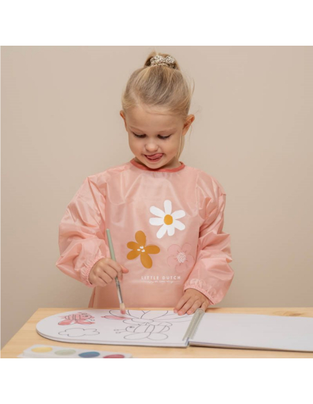 Grembiulino per lavoretti Flowers&Butterfly