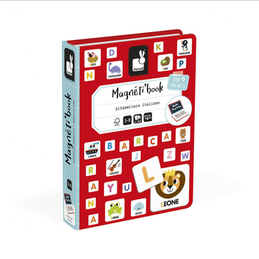 MagnetiBook Libro magnetico ALFABETO ITALIANO
