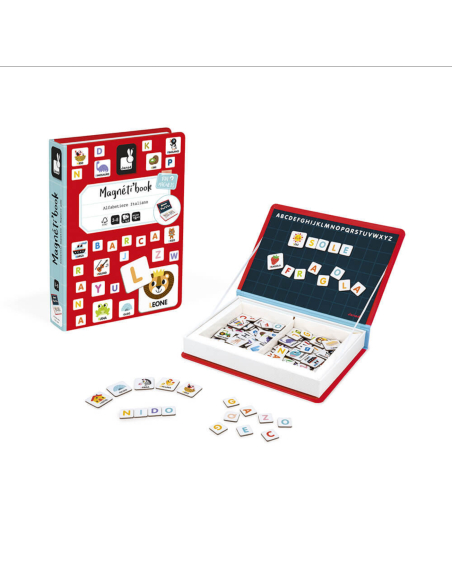 MagnetiBook Libro magnetico ALFABETO ITALIANO