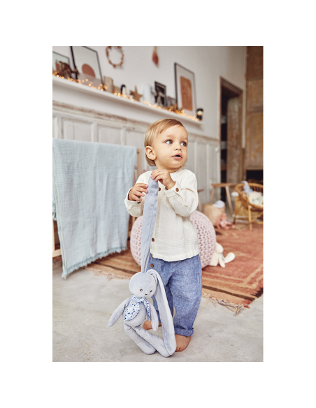 Pupazzo CONIGLIETTO BLU 35CM