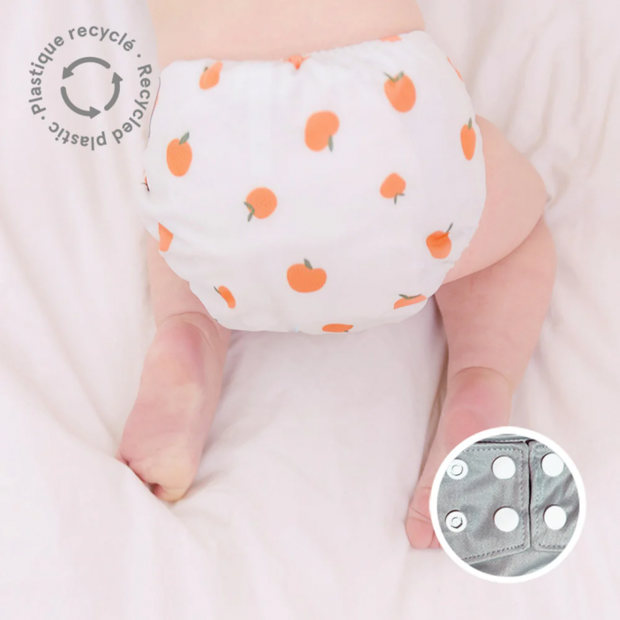 Pannolino lavabile Pocket - Pesche - LPO ECO