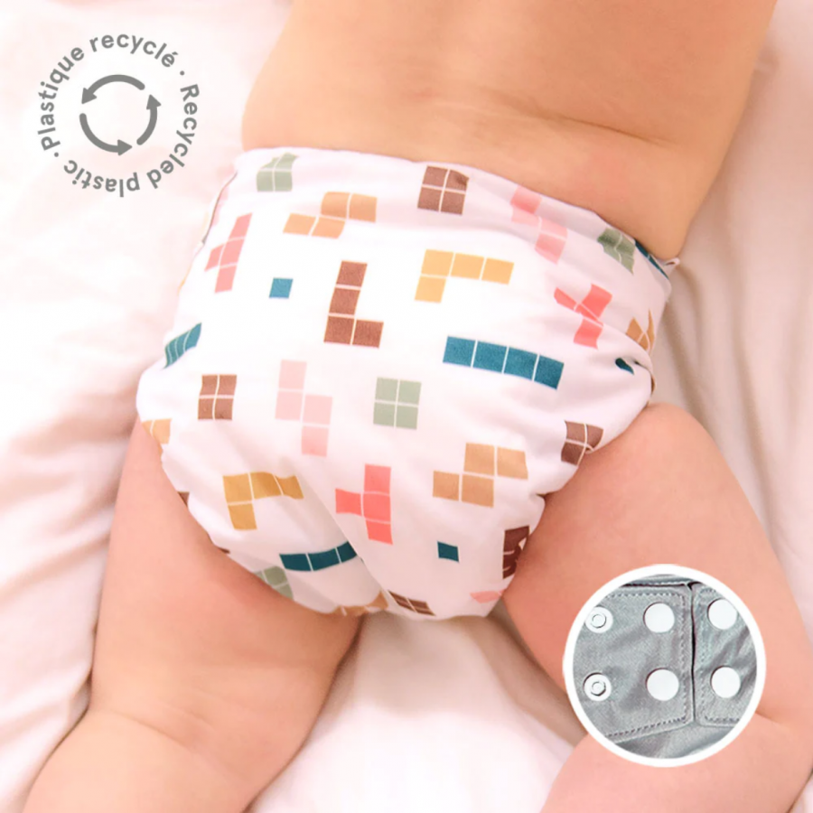 Pannolino lavabile Pocket - Cube- LPO ECO