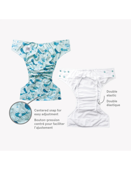 Pannolino lavabile Pocket - Happy Flowers- LPO ECO