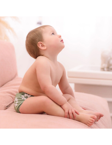 Pannolino lavabile Pocket - Happy Flowers- LPO ECO