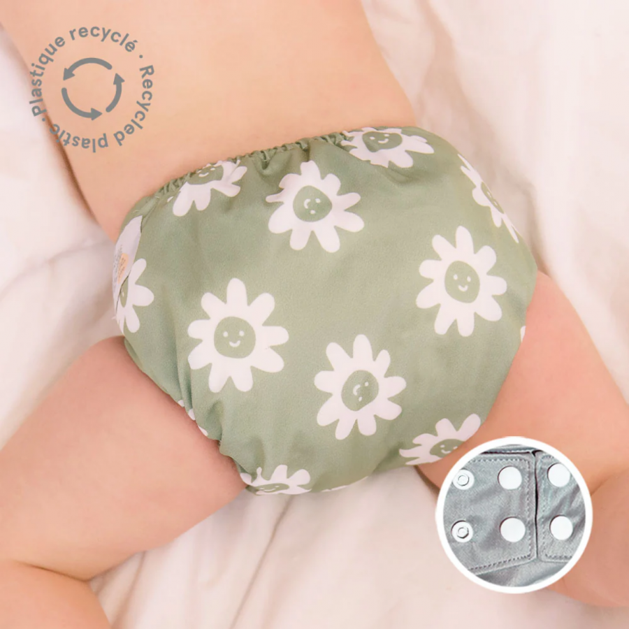 Pannolino lavabile Pocket - Happy Flowers- LPO ECO