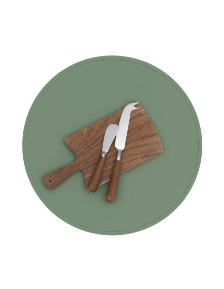 Tovaglietta Silicone Round Sage