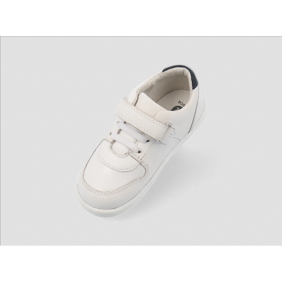 Bobux - I Walk Comet - White + Navy 2