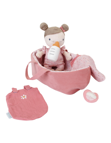 Bambola di stoffa baby doll rosa little dutch