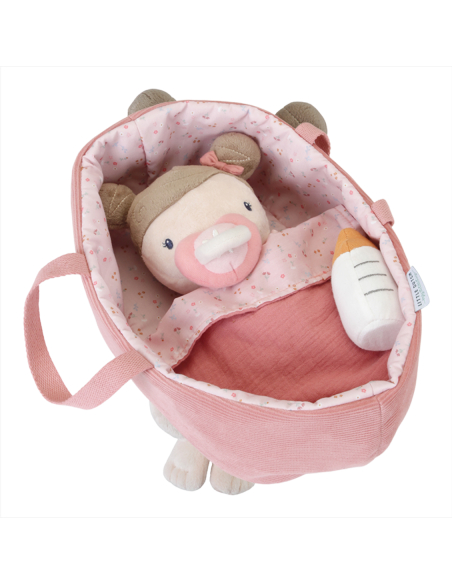 Bambola di stoffa baby doll rosa little dutch