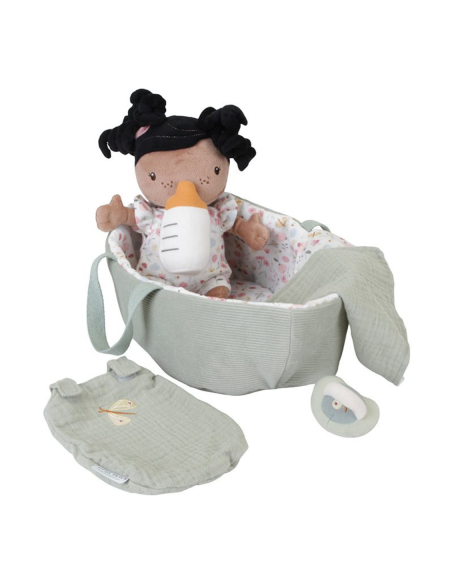Bambola di stoffa baby doll rosa little dutch