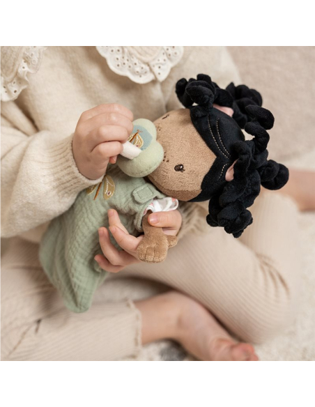 Bambola di stoffa baby doll rosa little dutch