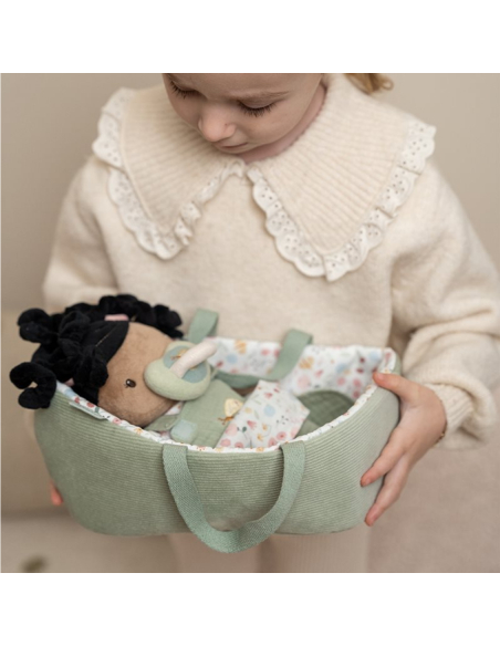 Bambola di stoffa baby doll rosa little dutch