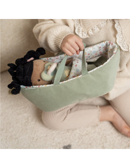 Bambola di stoffa baby doll rosa little dutch