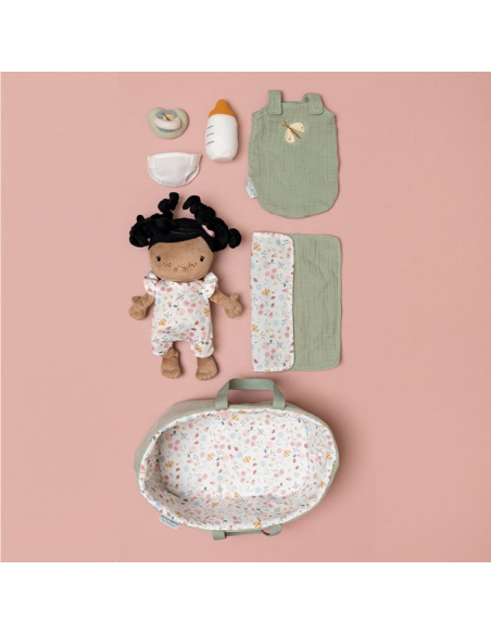 Bambola di stoffa baby doll rosa little dutch