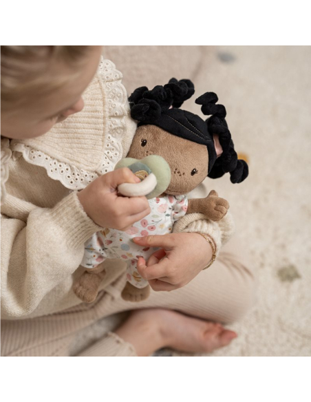 Bambola di stoffa baby doll rosa little dutch