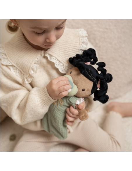 Bambola di stoffa baby doll rosa little dutch