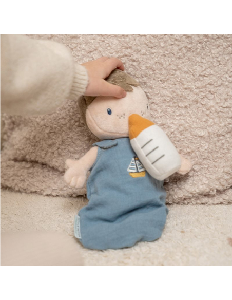 Bambola di stoffa baby doll rosa little dutch