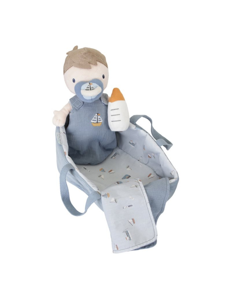 Bambola di stoffa baby doll rosa little dutch