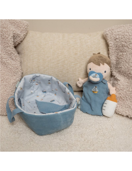 Bambola di stoffa baby doll rosa little dutch