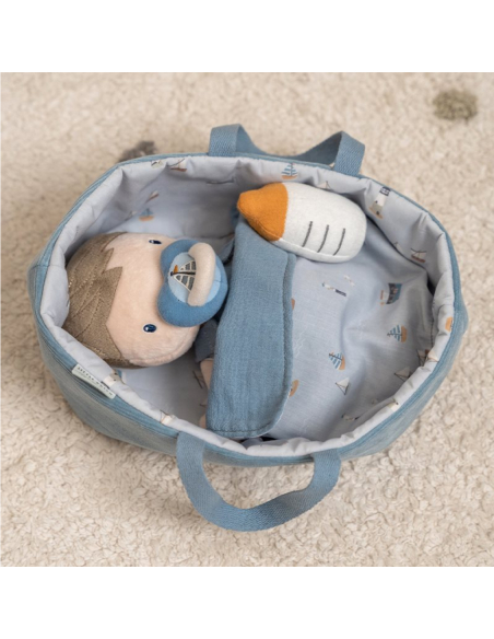 Bambola di stoffa baby doll rosa little dutch