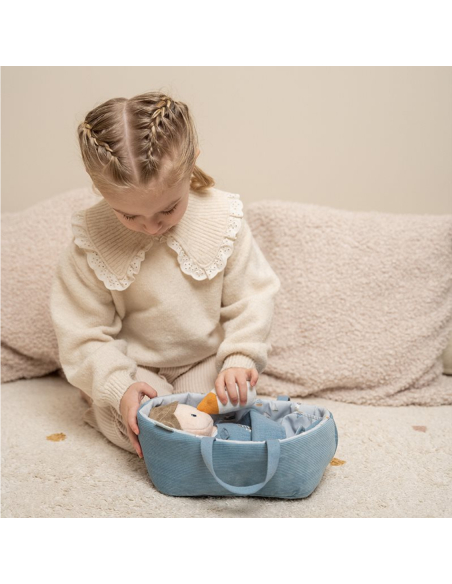 Bambola di stoffa baby doll rosa little dutch