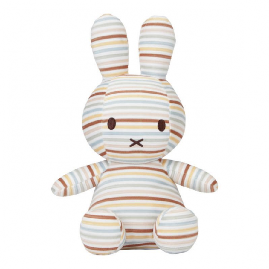 Peluche miffy Vintage Sunny Stripes all-over 25 cm