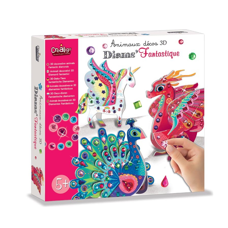 Animali decorati 3D - Fantastic diams