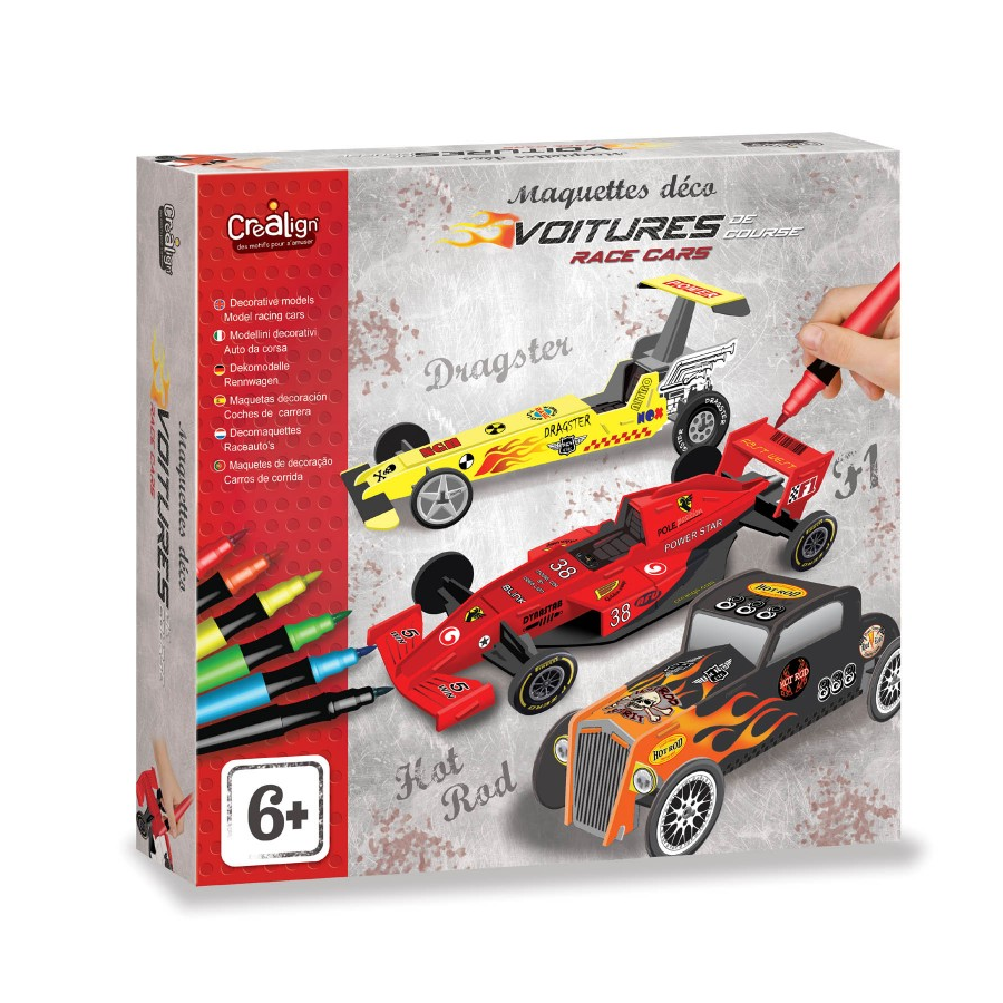 Modelli decorativi - auto da corsa